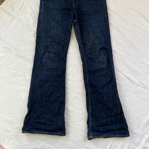 СOS Dark Denim Relaxed Flare Jeans – 30 – Unisex - Picture 3 of 6